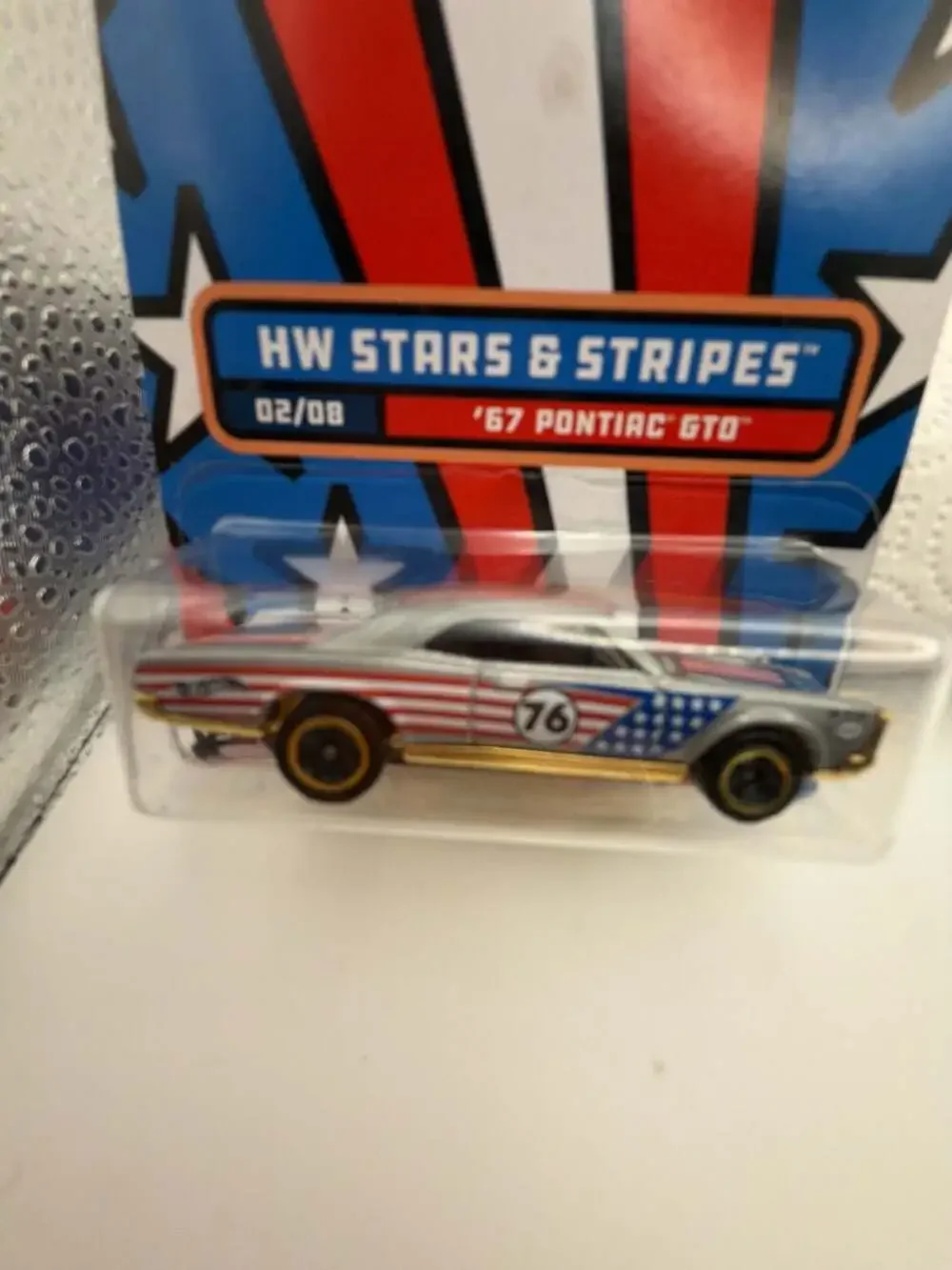 Hot Wheels HW Stars & Stripes '67 Pontiac GTO 02/08 GRT01